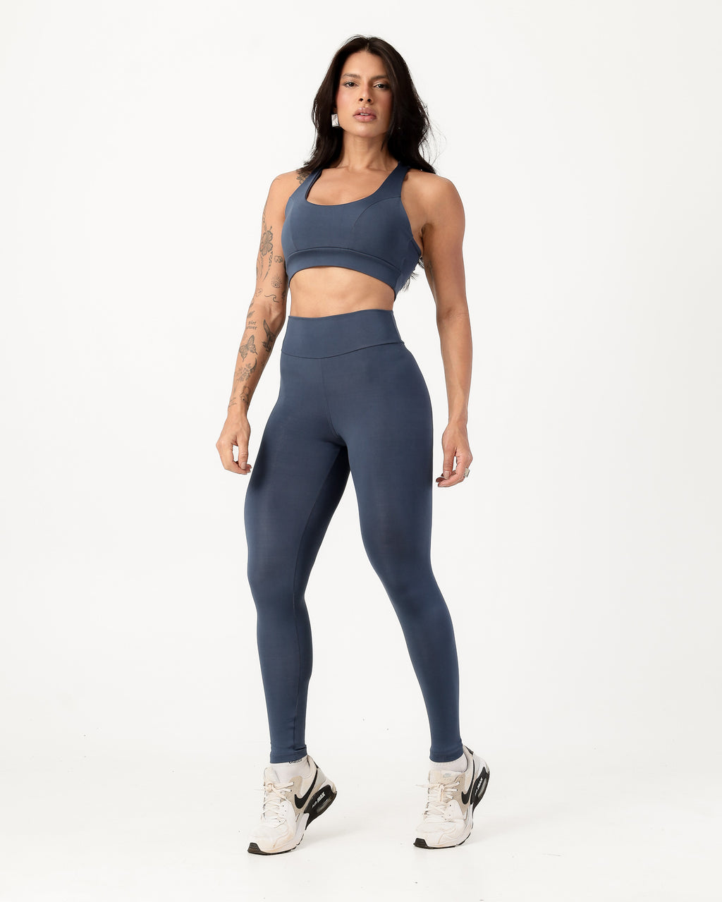 Conjunto Top Nadador e Calça Legging Grafite (1)