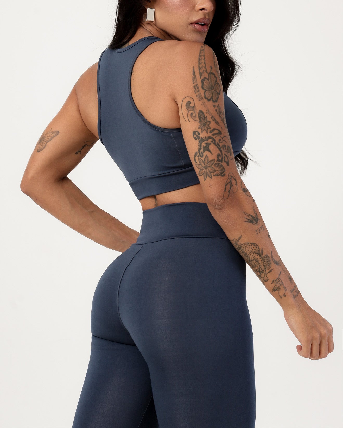 Conjunto Top Nadador e Calça Legging Grafite (4)